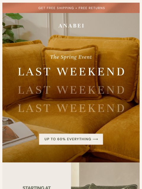 anabei newsletter: 🚨 FINAL CALL!