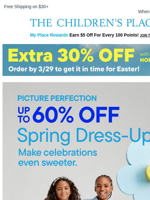 childrensplace newsletter: Picture-Perfect Outfits for Spring 📸