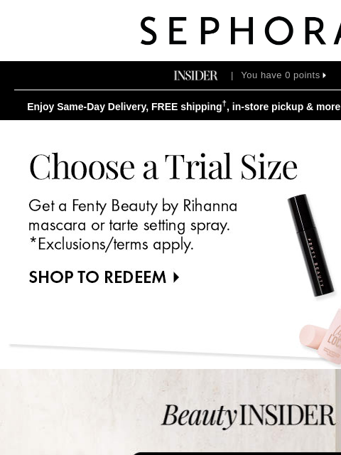 sephora newsletter: Spring’s here—and so are your beauty wins