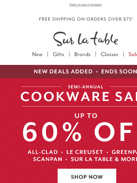 New deals just added. Shop our Semi-Annual Cookware Sale + 50% OFF Easter items. ‌ ‌ ‌ ‌ ‌ ‌ ‌ ‌ ‌ ‌ ‌ ‌ ‌ ‌ ‌ ‌ ‌ ‌ ‌ ‌ ‌ ‌ ‌ ‌ ‌ ‌ ‌ ‌ ‌ ‌ ‌ ‌ ‌ ‌ ‌ ‌ ‌ ‌ ‌ ‌ ‌ ‌ ‌ ‌ ‌ ‌ ‌ ‌ ‌ ‌ ‌ ‌ ‌ ‌ ‌ ‌ ‌ ‌ ‌ ‌