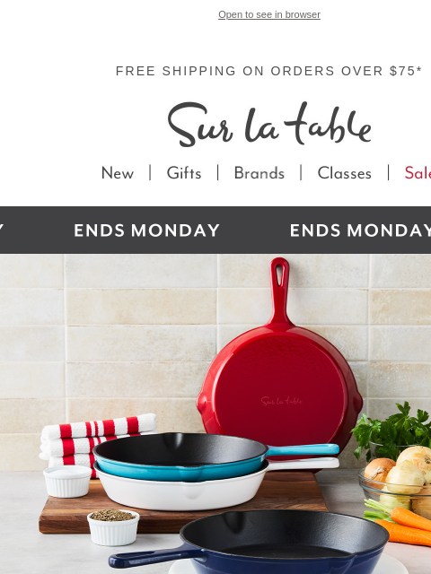 Our Semi-Annual Cookware Sale ends Monday, April 1st. ‌ ‌ ‌ ‌ ‌ ‌ ‌ ‌ ‌ ‌ ‌ ‌ ‌ ‌ ‌ ‌ ‌ ‌ ‌ ‌ ‌ ‌ ‌ ‌ ‌ ‌ ‌ ‌ ‌ ‌ ‌ ‌ ‌ ‌ ‌ ‌ ‌ ‌ ‌ ‌ ‌ ‌ ‌ ‌ ‌ ‌ ‌ ‌ ‌ ‌ ‌ ‌ ‌ ‌ ‌ ‌ ‌ ‌ ‌ ‌ ‌ ‌ ‌ ‌ ‌ ‌ ‌ ‌ ‌ ‌ ‌ ‌ ‌ ‌