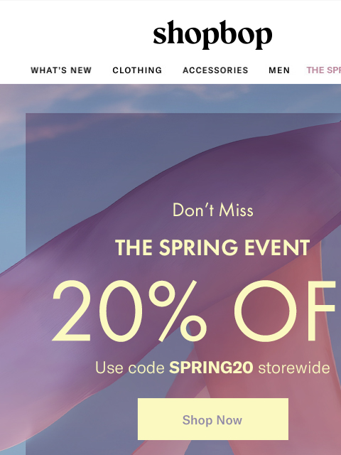 shopbop-mail newsletter: Have you shopped our SALE?