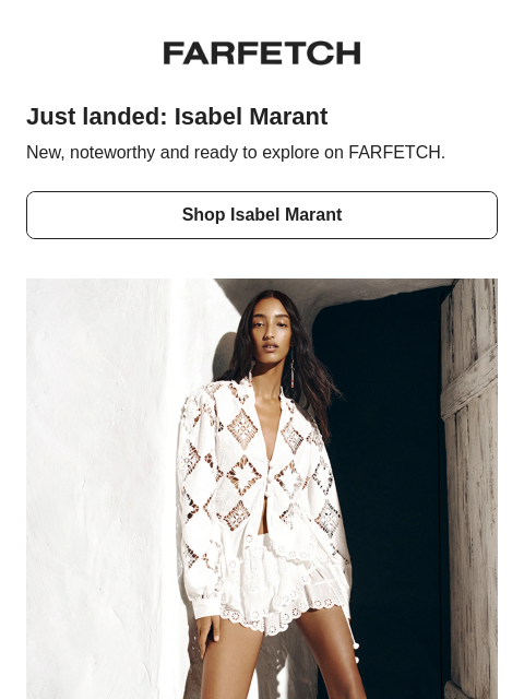 farfetch newsletter: Just landed: Isabel Marant