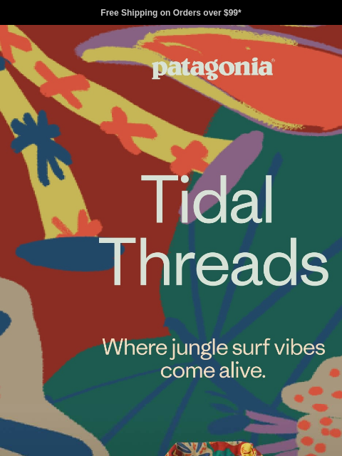 patagonia newsletter: Introducing the Tidal Threads collection