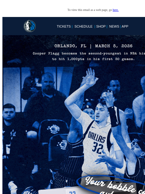 mavsmail newsletter: NEW GAME ADDED! Coop Bobble Pack: Rookie Edition