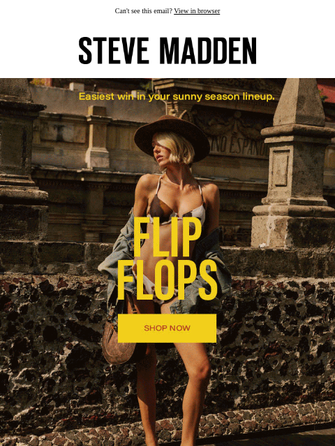 stevemadden newsletter: This One’s Simple