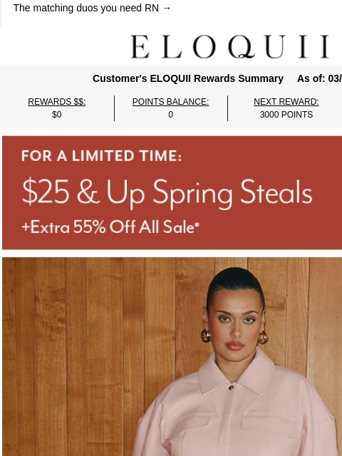 eloquii newsletter: Spring's must-have sets 🤍