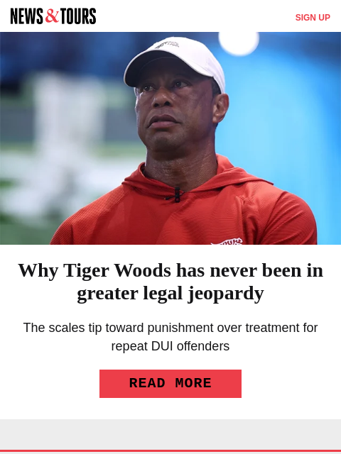 golfdigest newsletter: The PGA Tour's early leader for story of the year