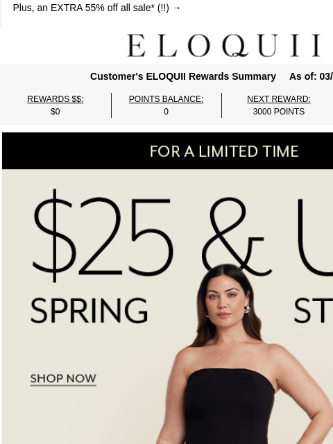 eloquii newsletter: ICYMI: spring faves from $25