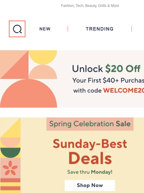 Fashion, Tech, Beauty, Grills & More QVC New TRENDING DEALS Unlock $20 off Your First Purchase deals deals deals deals deals deals deals deals Spring Savings Clarks Collection Leather Pump -