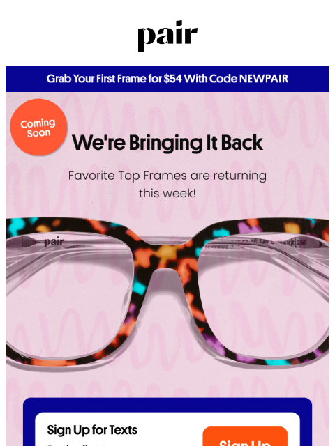 We're bringing back your fave frames! ͏ ͏ ͏ ͏ ͏ ͏ ͏ ͏ ͏ ͏ ͏ ͏ ͏ ͏ ͏ ͏ ͏ ͏ ͏ ͏ ͏ ͏ ͏ ͏ ͏ ͏ ͏ ͏ ͏ ͏ ͏ ͏ ͏ ͏ ͏ ͏ ͏ ͏ ͏ ͏ ͏ ͏ ͏ ͏ ͏ ͏ ͏ ͏ ͏ ͏ ͏ ͏ ͏ ͏ ͏ ͏ ͏ ͏ ͏ ͏ ͏ ͏ ͏ ͏ ͏ ͏ ͏ ͏ ͏ ͏ ͏ ͏ ͏ ͏ ͏ ͏ ͏ ͏ ͏ ͏