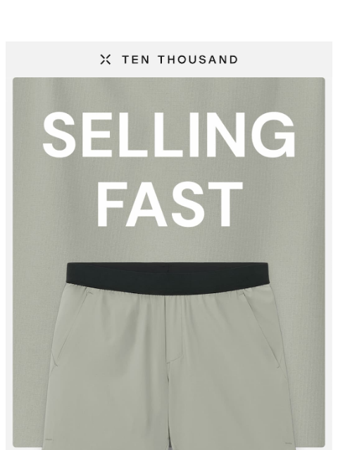 tenthousand newsletter: Low Stock Alert: Tactical Short