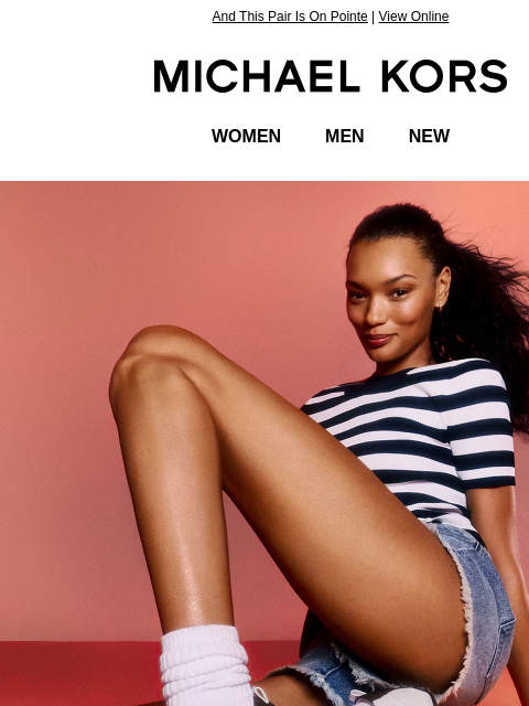 michaelkorsmail newsletter: It’s The Season Of The Sneakerina