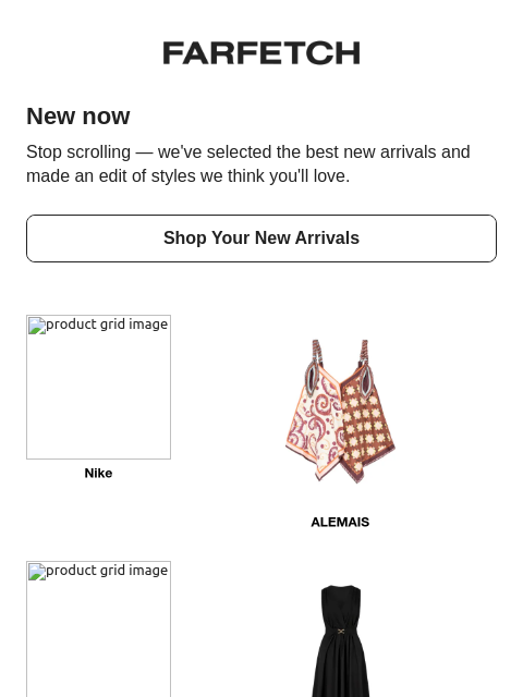 farfetch newsletter: New in, edited for you