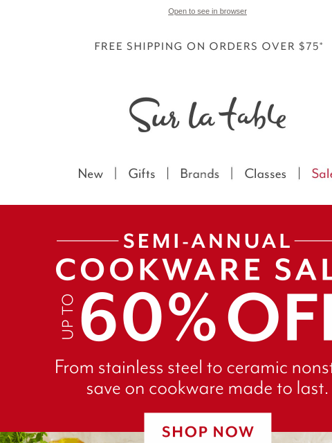 surlatable newsletter: 🔥 Now serving: The hottest brand deals