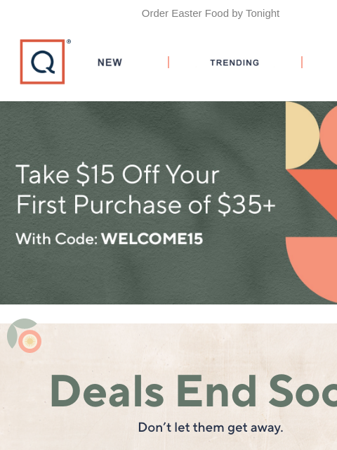 qvcemail newsletter: You’re Running Out of Time