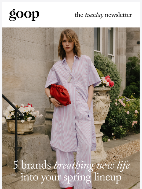 goop newsletter: the Tuesday newsletter