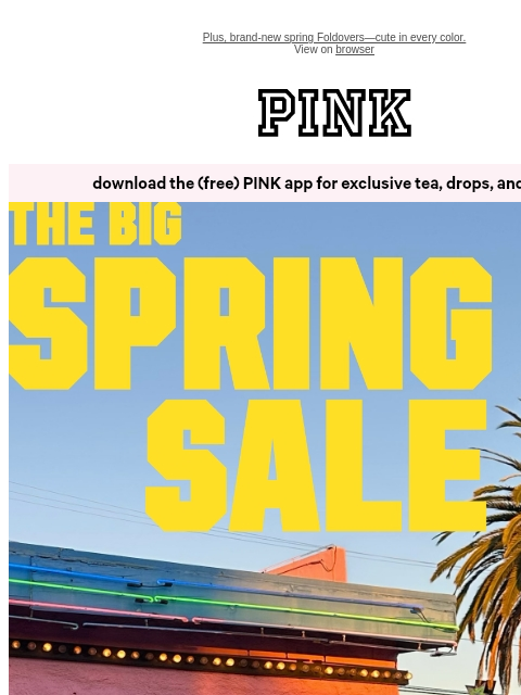 vspink newsletter: 10/$40 Panties + Up to 50% Off Is ON
