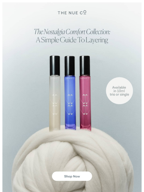 thenueco newsletter: The Art of Layering Scent