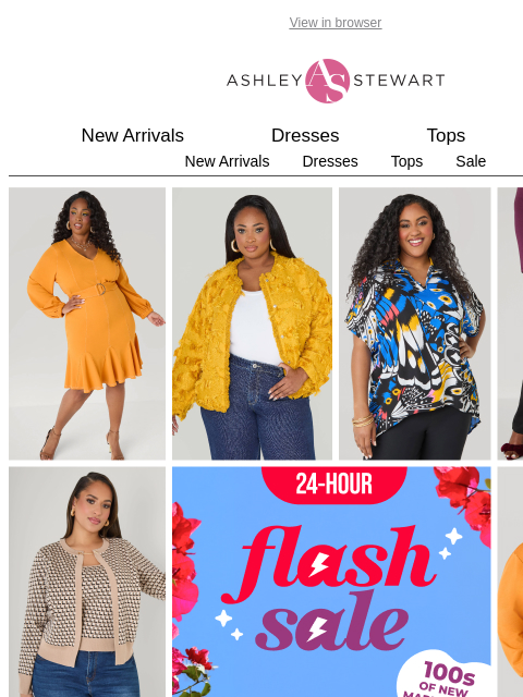 ashleystewart newsletter: 🚨ALERT: Extra 50% off Clearance Flash Sale ENDS T...