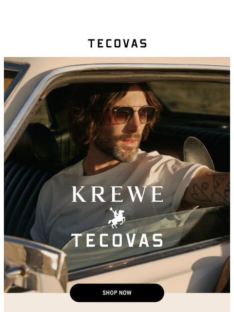 tecovas newsletter: KREWE x Tecovas