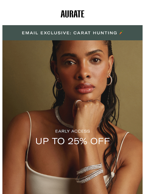 auratenewyork newsletter: EARLY ACCESS: EASTER SALE 🥕