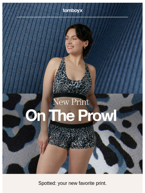 tomboyx newsletter: New Print: On The Prowl 🐆💙