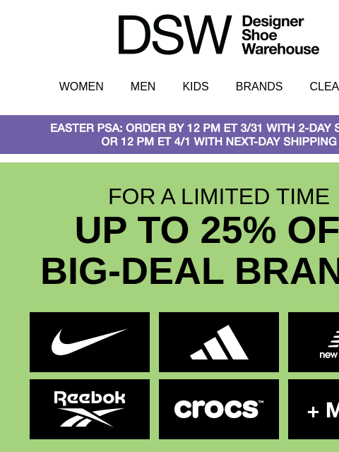 dsw newsletter: NEW! SPRING FAVES 🌸