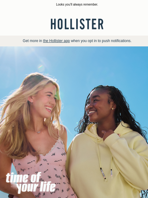 hollisterco newsletter: Ready for Grad Season? 🎓