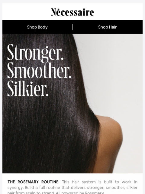 necessaire newsletter: The Rosemary Routine