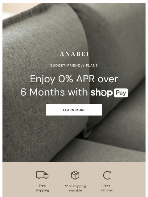 anabei newsletter: Financing available today  ✅