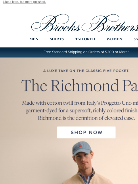 brooksbrothers newsletter: Your new favorite pant
