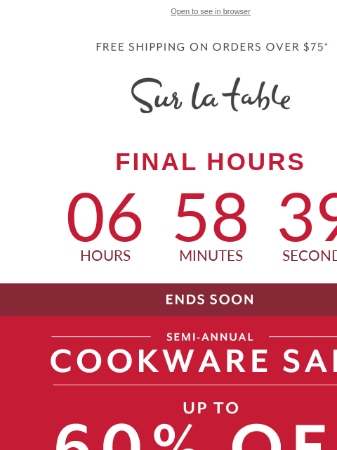 Save big on Le Creuset, Scanpan, Staub, Cristel, Viking, Hestan, Demeyere and more! ‌ ‌ ‌ ‌ ‌ ‌ ‌ ‌ ‌ ‌ ‌ ‌ ‌ ‌ ‌ ‌ ‌ ‌ ‌ ‌ ‌ ‌ ‌ ‌ ‌ ‌ ‌ ‌ ‌ ‌ ‌ ‌ ‌ ‌ ‌ ‌ ‌ ‌ ‌ ‌ ‌ ‌ ‌ ‌ ‌ ‌ ‌ ‌ ‌ ‌ ‌ ‌ ‌ ‌ ‌ ‌ ‌ ‌ ‌