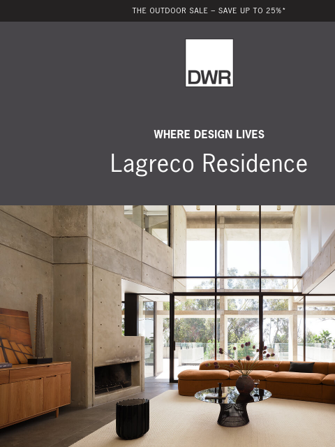 dwr newsletter: Inside a Brutalist home, fit for a family of 7