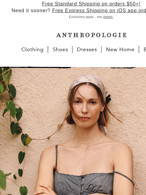 anthropologie newsletter: Wear the dress, moms