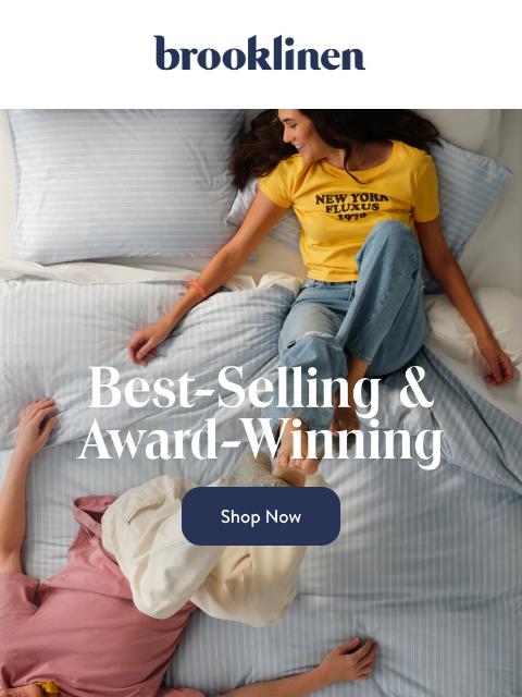 brooklinen newsletter: GIVE US A REST