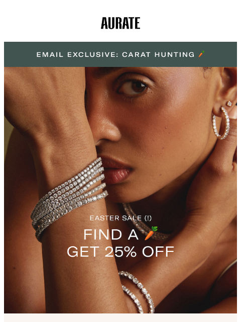 auratenewyork newsletter: THE HUNT IS ON 🥕