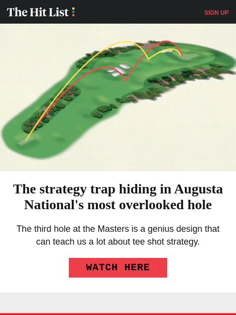 golfdigest newsletter: Augusta's most expensive Champions Dinners, ranked