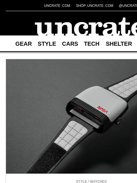 uncrate newsletter: Amida Digitrend Nasa Tribute Watch & more