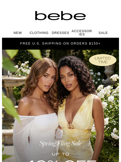 bebe newsletter: 🐰 Up to 40% Off the Looks You Want