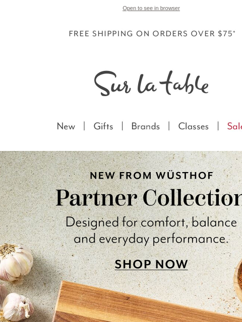 surlatable newsletter: Meet Wüsthof Partner: Precision Within Reach