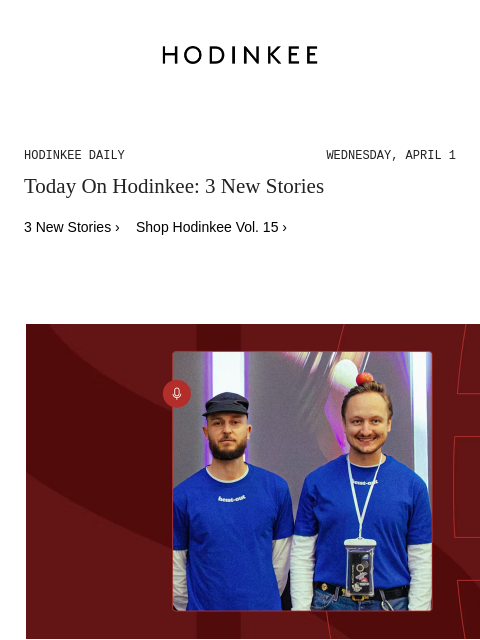 hodinkee newsletter: Hodinkee Daily | 04/01/2026