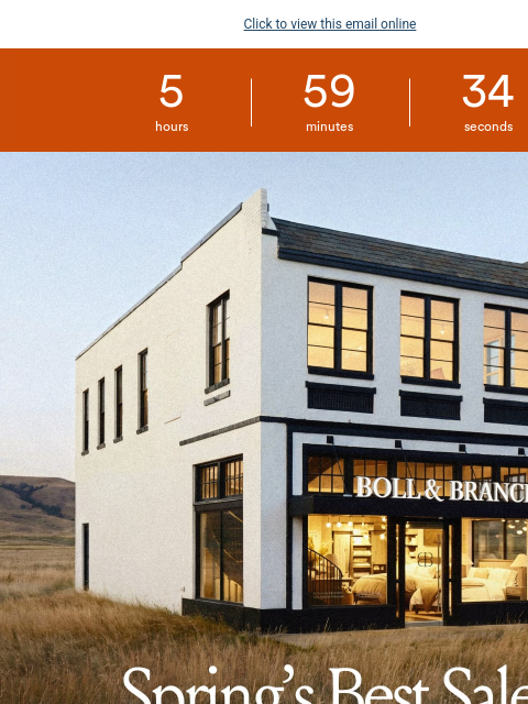 bollandbranch newsletter: LAST DAY: Up to 30% off sale styles