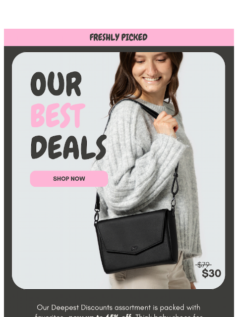 freshlypicked newsletter: Up to 65% off: Don’t Miss Today’s Featured Deal 🌸