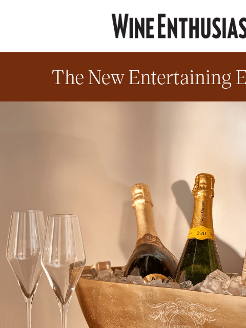 wineenthusiast newsletter: Just In: Serve Your Bottles with Sophisticated Fla...