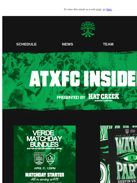 austinfc newsletter: ATXFC Insider: Matchday Ticket Bundles, Austin FC ...