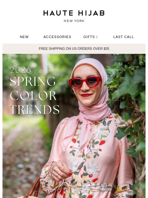 hautehijab newsletter: 2026 Spring color trends 🌷