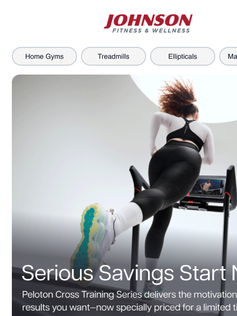 johnsonfit newsletter: No Joke — Peloton Is Now On Sale 