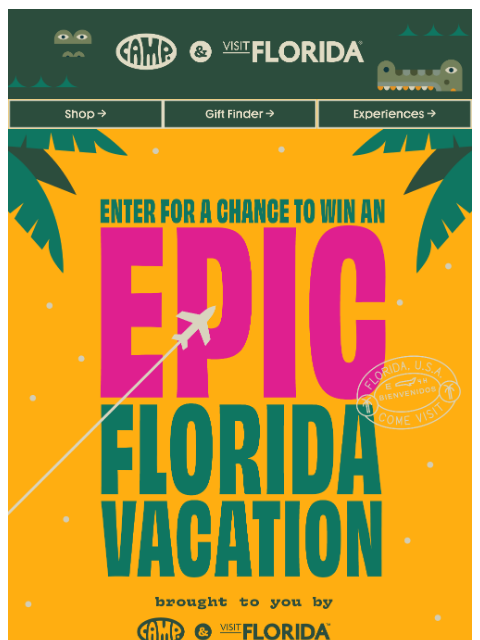 You could win an EPIC Florida vacation! ͏ ͏ ͏ ͏ ͏ ͏ ͏ ͏ ͏ ͏ ͏ ͏ ͏ ͏ ͏ ͏ ͏ ͏ ͏ ͏ ͏ ͏ ͏ ͏ ͏ ͏ ͏ ͏ ͏ ͏ ͏ ͏ ͏ ͏ ͏ ͏ ͏ ͏ ͏ ͏ ͏ ͏ ͏ ͏ ͏ ͏ ͏ ͏ ͏ ͏ ͏ ͏ ͏ ͏ ͏ ͏ ͏ ͏ ͏ ͏ ͏ ͏ ͏ ͏ ͏ ͏ ͏ ͏ ͏ ͏ ͏ ͏ ͏ ͏ ͏ ͏ ͏ ͏ ͏ ͏ ͏