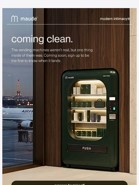 getmaude newsletter: confession.